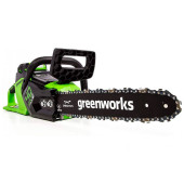 Пила цепная аккумуляторная Greenworks GD40CS15K2 бесщеточная  (АКБ 2 А.ч; ЗУ) Пила цепная аккумуляторная Greenworks GD40CS15K2 бесщеточная  (АКБ 2 А.ч; ЗУ)