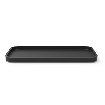 Decor Walther Stone TAB L Поднос, настольный, цвет: черный матовый. 0975860