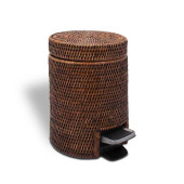 Decor Walther Basket Корзина с педалью, цвет: ротанг темный. 0939492