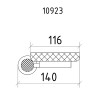 Boheme Royal Cristal Мыльница круглая подвесная, цвет: хром 10923-CR