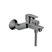 Hansgrohe Talis E Смеситель для ванны настенный, излив 194мм, цвет: шлифованный черный хром. 71740340