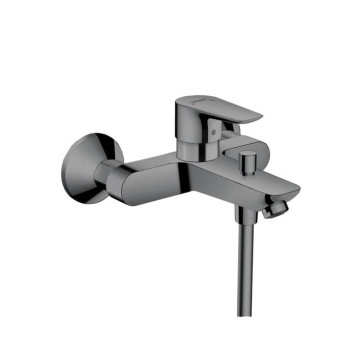 Hansgrohe Talis E Смеситель для ванны настенный, излив 194мм, цвет: шлифованный черный хром. 71740340
