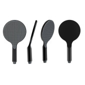 Bossini Apice Ручной душ Oslash;140 мм., цвет: черный матовый. B00900.073