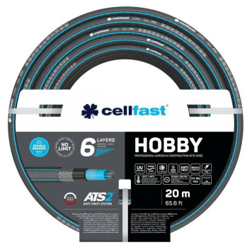 Шланг садовый Cellfast HOBBY ATS2 6 слоев 3/4 20 м