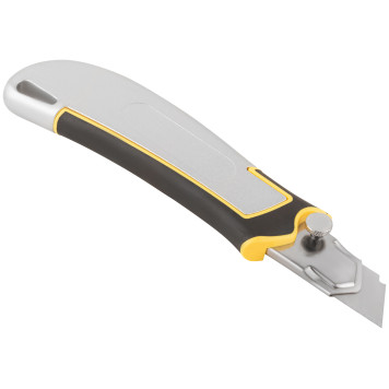 Нож технический 25 мм усиленный прорезиненный, дополнит. прижим-6