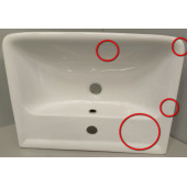 SaleAQ195032 Dreja Раковина Мини 50, 500х380х70 мм, с отв. под смеситель, с отв. пер Sale195032_1080