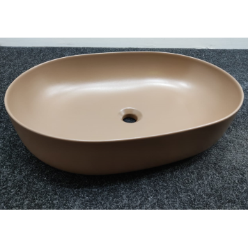 Kerasan Nolita Раковина 60х40 см, без отв., накладная, цвет: Bruno matt-1