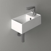 Simas Agile Раковина 40х20 см, 1 отв., подвесная, цвет: белый. AG20 bi*1