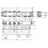 Hansgrohe Скрытая часть термостата RainSelect на 2 источника
