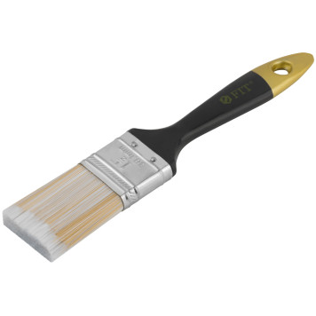 Кисть флейцевая Лайн, искусственная щетина, пластиковая ручка 1,5 (38 мм)-1