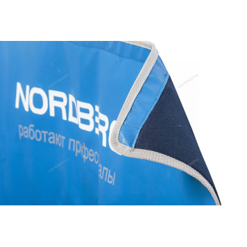 Накидка на крыло 110х65 с вырезом с магнитом и подкладкой NORDBERG NN1-3