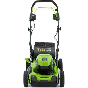 Газонокосилка аккумуляторная самоходная Greenworks 60V,46 см, б/щ (АКБ 4 Ач. и ЗУ)-5