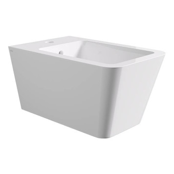 Alice Hide Square Биде подвесное 55х35см., цвет: белый глянцевый. 31220101, FIX10