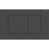 Geberit Sigma40 Клавиша для двойного смыва, квадратная: Черный матовый. 115.629.14.1