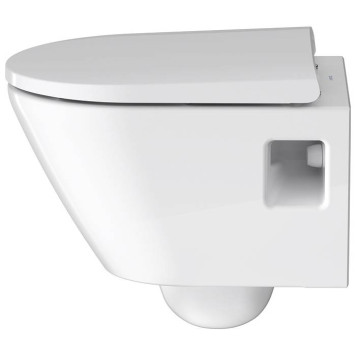 Duravit D-Neo Унитаз 37х48cм., подвесной, безободковый, цвет: белый-4