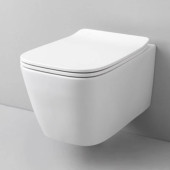 Artceram A16  Унитаз подвесной безободковый 36х52 см, с креплениями,  цвет: белый. ASV003 01 00