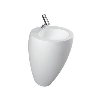 Laufen Alessi One Раковина пристенная 52х53х85 см, 1 отв., покрытие LLC, цвет: белый-2