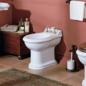 Azzurra Jubilaeum Биде напольное 59x40xH42 см, с 1 отв. под смеситель, с креплением KIT 2000 C/C, цвет: Bianco lucido. JUBIT0B0000MBI/(JUB500/M bi)*1