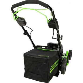 Газонокосилка аккумуляторная самоходная Greenworks 82V,51 см, б/щ (АКБ 5 Ач. и ЗУ)-2