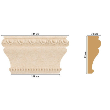 Капитель DECOMASTER D202-18D (144*85*30мм)-1