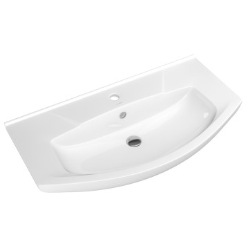 AQ 4620008197456 Kirovit Раковина Элеганс 850 875х455х200 мм, с отв. под смес., с отв 4620008197456