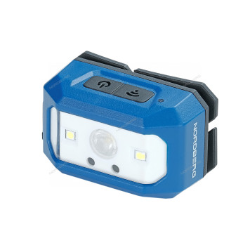 Фонарь светодиодный налобный, аккумуляторный, 3,7 В NORDBERG 1950-3