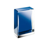 Fantini Venezia Ручка для смесителя, муранское стекло, цвет: хром-синий. 29 02 N448CD