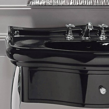 Kerasan Retro Комплект мебели 100см, подвесной, Цвет: neco/cromo. 7363K3, 105004 nero*1-1