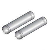 Дымоходы моно Удлинение диам. 80 мм длиной 250 мм, алюминий (2 штуки) (DY604) DTX 84887604