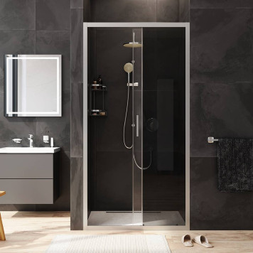 W90G-100-1-195MG Дверь душевая в нишу 100x195 см, раздвижная-2