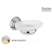 CA 123.39 CHROME/GOLD Мыльница подвесная, сатиновое стекло, хром/золото CA12339