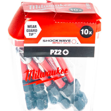 Бита Milwaukee SHOCKWAVE PZ2х50 (10шт.)(866)-1