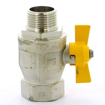 Кран шаровой для газа НВ BERLIN бабочка ITAP 1