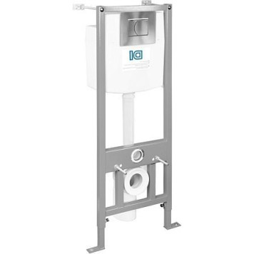 Инсталляция д/унит Тип 2-Х-DI кнопка хром механ Инкоэр