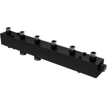 Коллектор д/котел 90кВт 1 1/2 вн/р 3к 1 н/р 125мм ASKON 25M/125/40/3