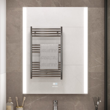 Зеркало LAPARET Electra 60*80 влагостойкое, подсветка, димер и антизапотевание (подогрев)