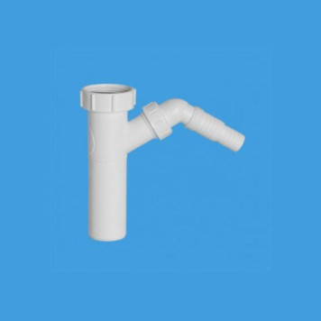 Вставка McAlpine Вставка 11/2 x 40 мм с адаптером под углом для слива быт. тех. H=146 мм