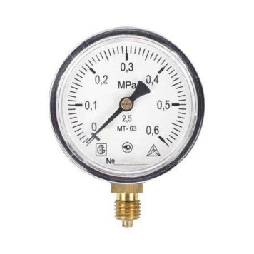 Манометр рад МП-63 0-1,0МПаДк63 G1/4 пласт ЗТП Минск