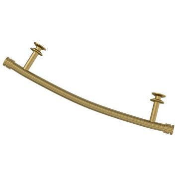 Сунержа Полка выгнутая 43,5x10x3,4h см, цвет: состаренная латунь 051-2011-0370