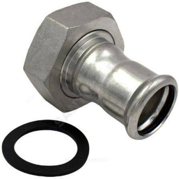 Муфта нерж AISI316L Дн18х3/4 Ру16 пресс/нак/г Inoxpres RM 183018002