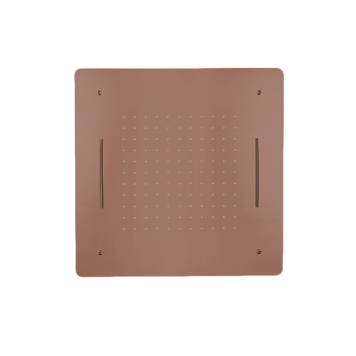 Boheme Arrey Потолочный душ встраиваемый 60 см, с 2-мя видами струи, цвет: brushed bronze 428-BRB