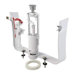 Выпускной комплект Alcaplast со стоп кнопкой впускной механизм А16 3/8 хром