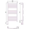 Сунержа Богема 3.0 Полотенцесушитель электрический 40x80h, лев., цвет: мат. белый 30-5802-8040