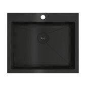 Omoikiri Akisame 59-GB Кухонная мойка нерж. сталь 59x51 см, цвет: графит 4997014