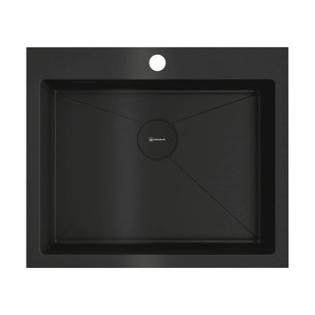 Omoikiri Akisame 59-GB Кухонная мойка нерж. сталь 59x51 см, цвет: графит 4997014