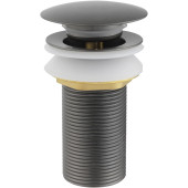 Allen Brau Priority Донный клапан для раковины, цвет: графит браш 5.31024-MG