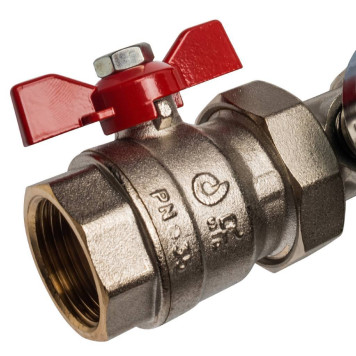 Распределительный коллектор STOUT из латуни без расходомеров 4 вых.-2