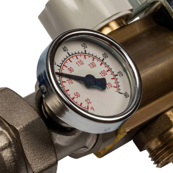 Распределительный коллектор STOUT из латуни без расходомеров на 6 выходов-1