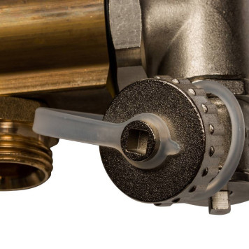 Распределительный коллектор STOUT из латуни без расходомеров на 6 выходов-5