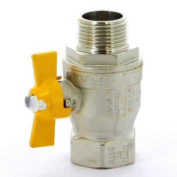 Кран шаровой для газа НВ BERLIN бабочка ITAP 1-2